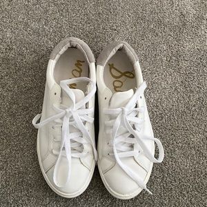 White sneakers